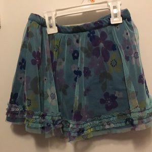 Girls floral skirt